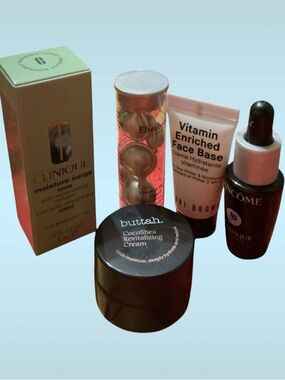 Luxury Skincare Mini Bundle Clinique Lancôme Bobbi Brown 5pc New